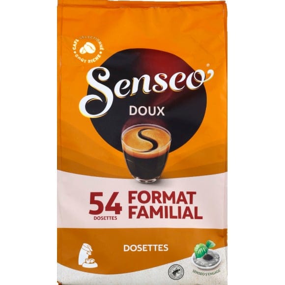 Dosettes de café décaféiné Senseo - sachet de 40 pas cher