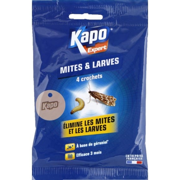 Aérosol mites et larves mites et larves de vêtements KAPO, 400 ml