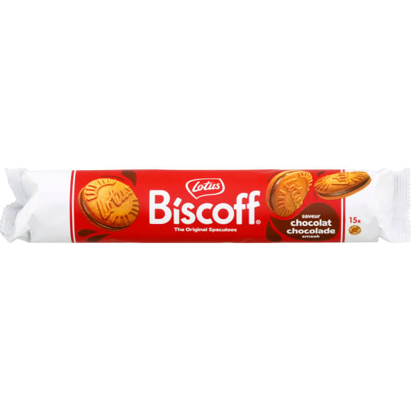LOTUS Biscoff Biscuits Speculoos fourrés crème au chocolat au lait