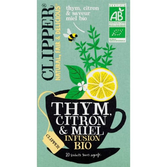 Infusion bio Thym & Citron - Clipper Teas