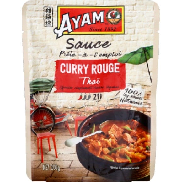 Sauce au curry rouge