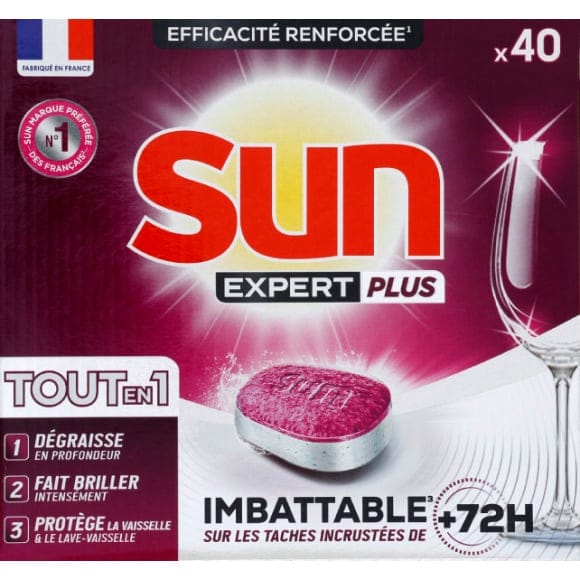 Tablettes pour lave-vaisselle classic Tout en 1, Sun (26 doses