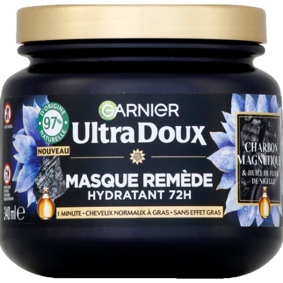 Composition GARNIER Ultra doux - Masque remède hydratant 72h - UFC-Que  Choisir