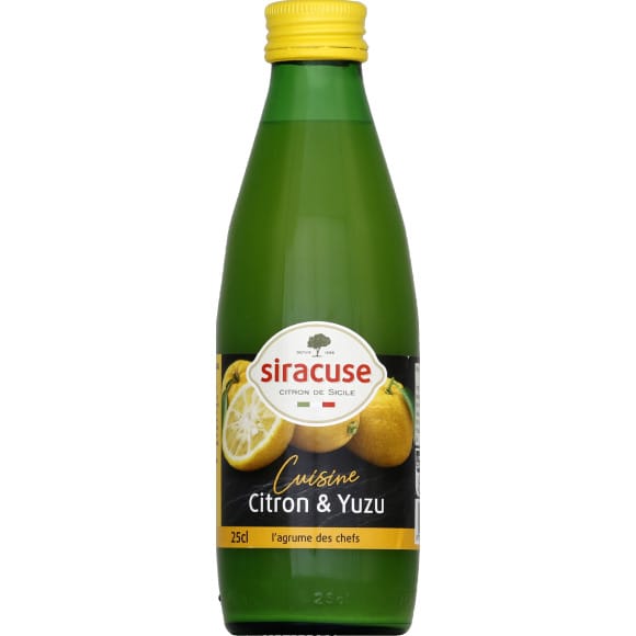 Siracuse Jus Citron et Yuzu 