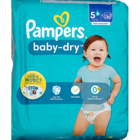 Couches PAMPERS Premium Protection Taille 5 - 36 Couches