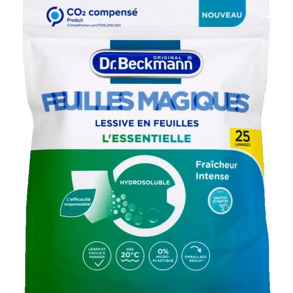 Promo Dr.beckmann dr.beckmann lessive feuilles magiques l'essentielle chez  Lidl