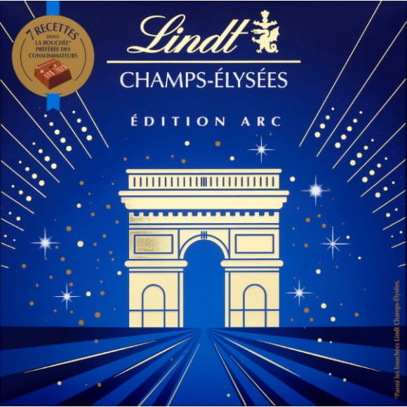 LINDT : Champs-Élysées - Assortiment de bouchées au chocolat noir