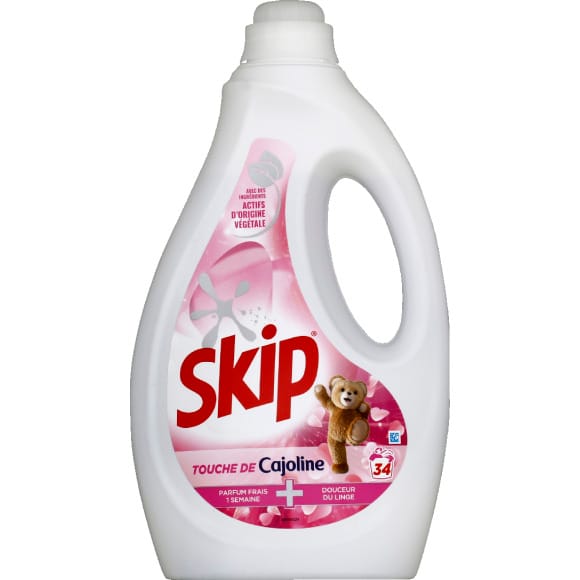 SKIP Active clean lessive à diluer 30 lavages 500ml pas cher 