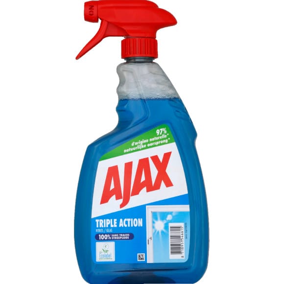 Ajax Ajax vitres spray triple action ecolabel 750ml - rl 2023 