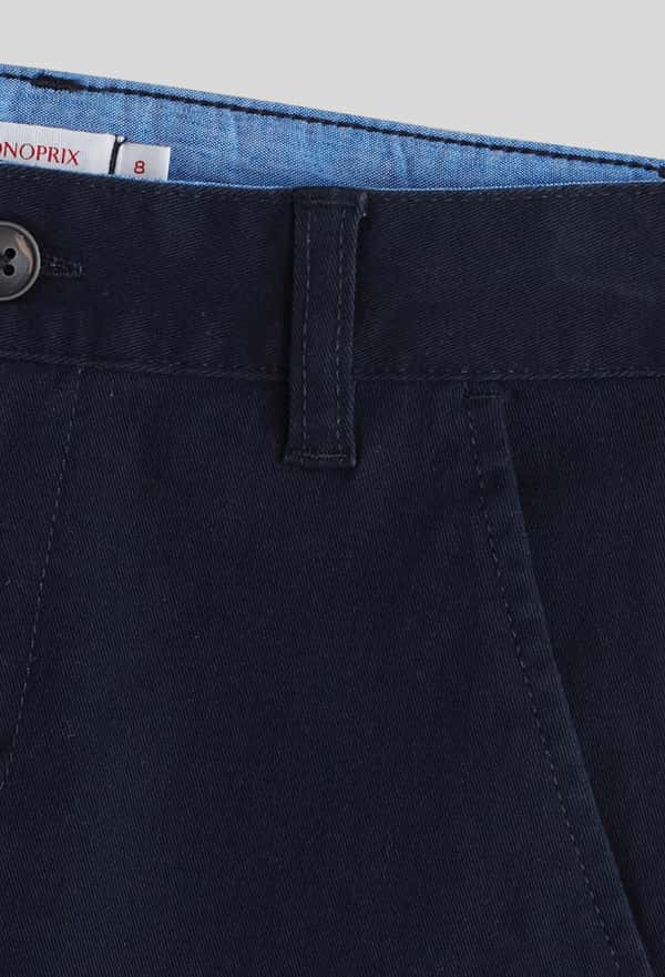 third-row-image de Pantalon slim en coton BIO