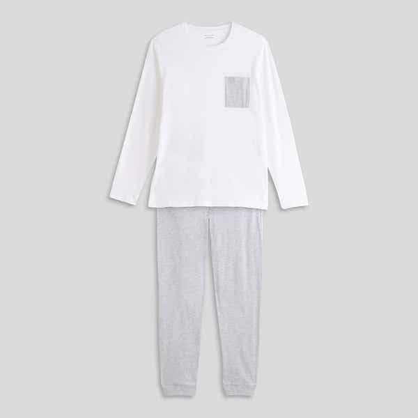 third-row-image de Ensemble pyjama long en coton BIO