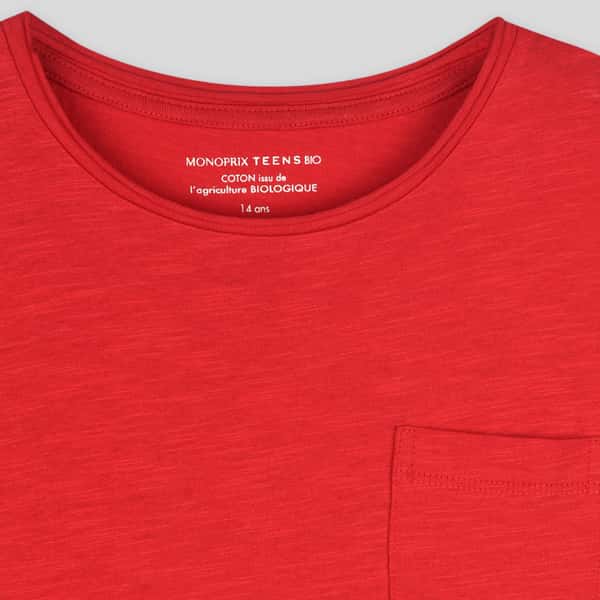 third-row-image de T-shirt manches courtes en coton BIO