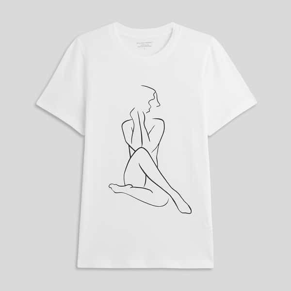 third-row-image de T-shirt imprimé en coton bio