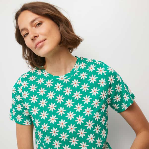 first-row-image de T-shirt imprimé en coton BIO