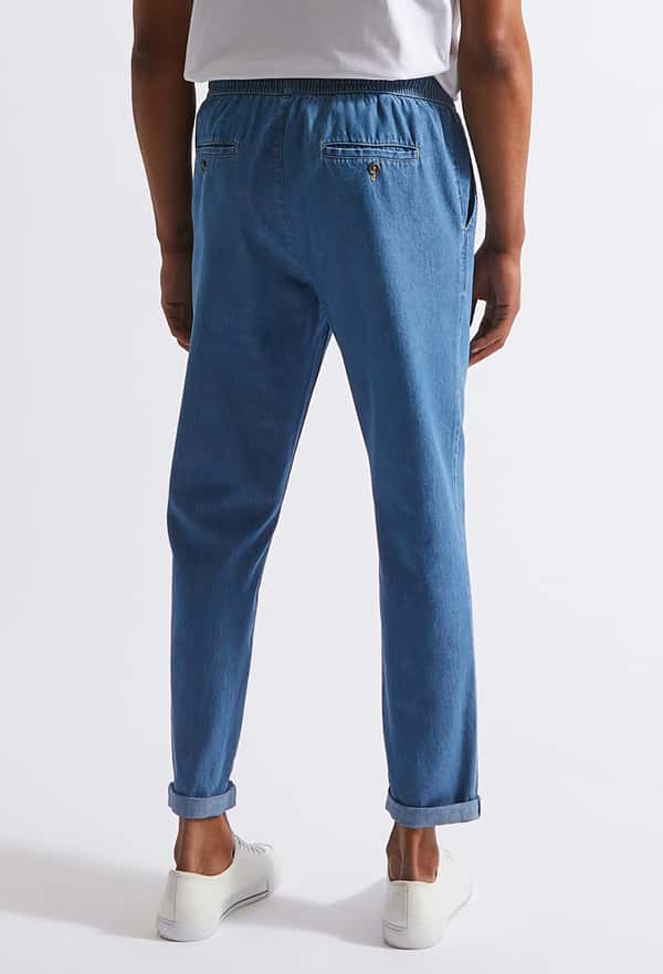 last-odd-image de Pantalon en chambray