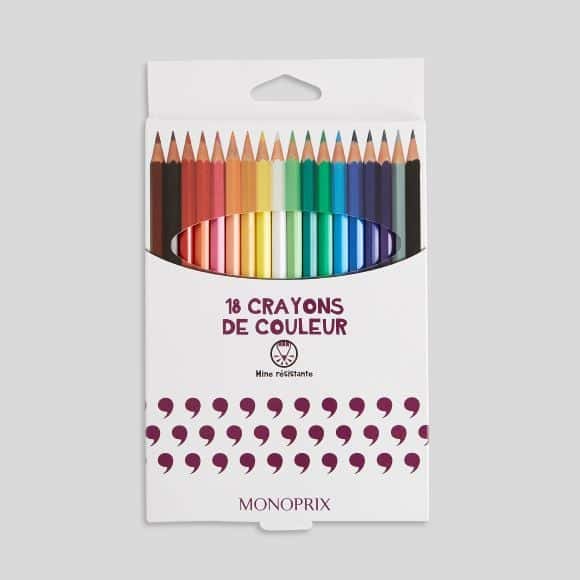 first-row-image de 18 crayons de couleur 18cm