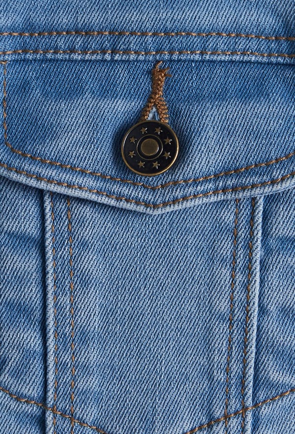 third-row-image de Veste en jean contenant du coton BIO, certifié OEKO-TEX