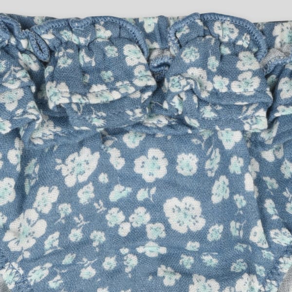 third-row-image de Mailllot de bain culotte imprimée en gaze de coton