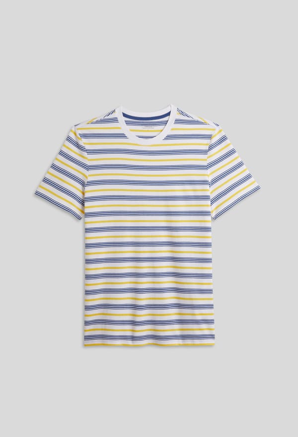 third-row-image de T-shirt rayé en coton BIO