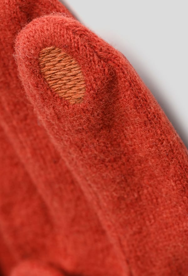 second-row-image de Gants tactiles bi-matière, cuir responsable et contenant de la laine