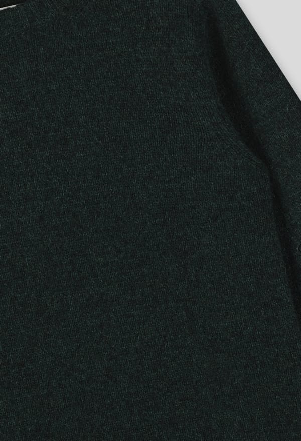third-row-image de Pull col rond uni contenant de la laine et du yack, certifié OEKO-TEX