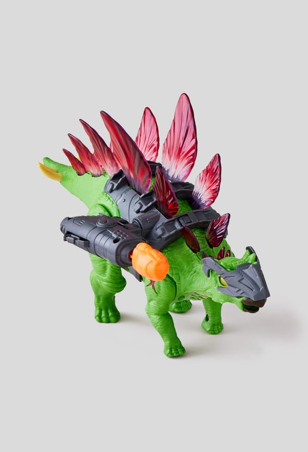 second-row-image de Dino wars stegosaurus robo alive