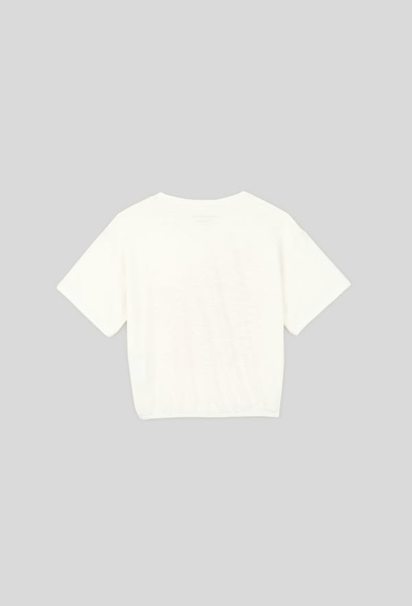 third-row-image de T-shirt manches courtes imprimé, coton BIO