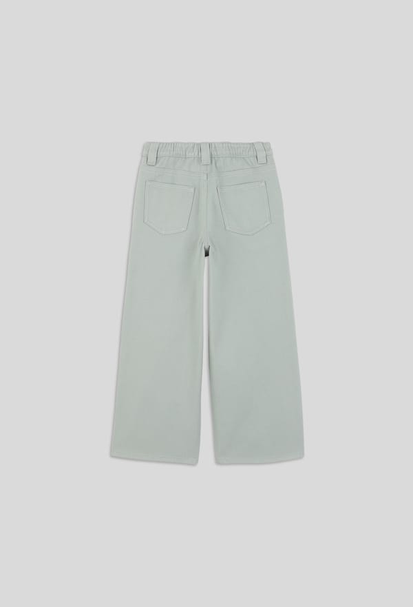 last-odd-image de Pantalon large en coton twill, certifié OEKO-TEX