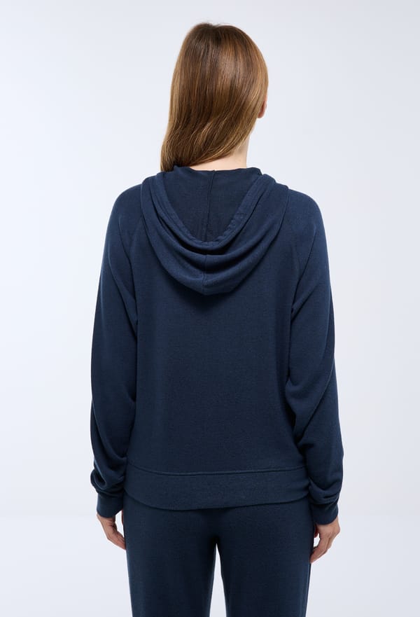 Sweat à Capuche Zippé Doublé Polaire Enfants - Manteau D'Hiver Chaud - Couleur Unie Avec Poche