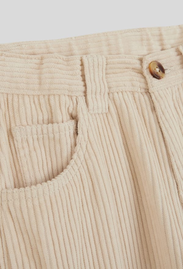 third-row-image de Pantalon velours en coton, certifié OEKO-TEX