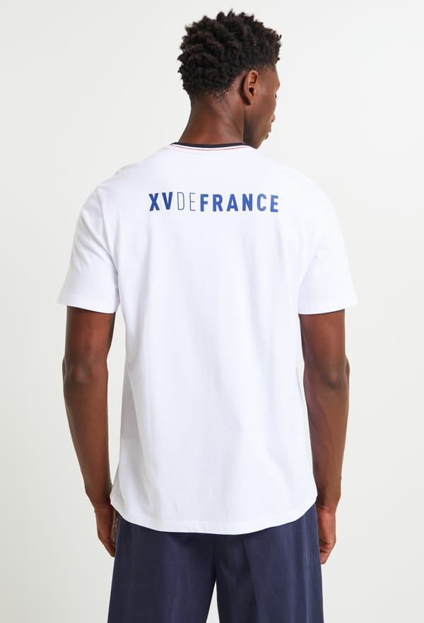 third-row-image de T-shirt France rugby en coton BIO