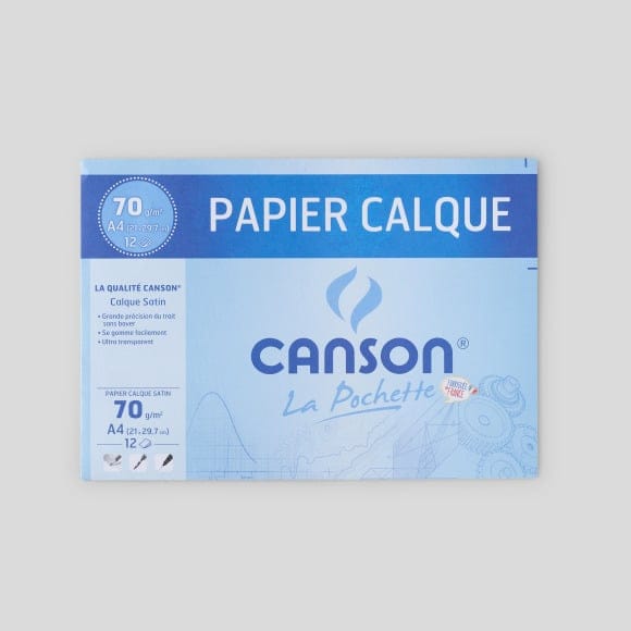 Papier Calque Satin A3 70G - Canson pas cher