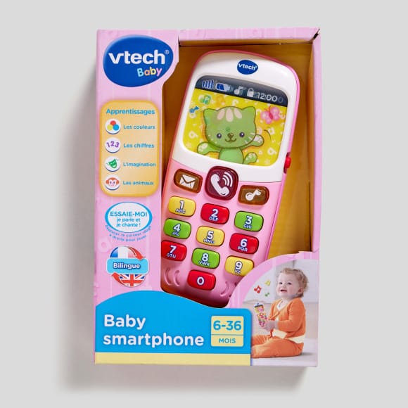 VTech Baby smartphone - Version Bilingue 6 à 36 mois 